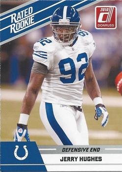2010 Donruss Rated Rookies #50 Jerry Hughes Front