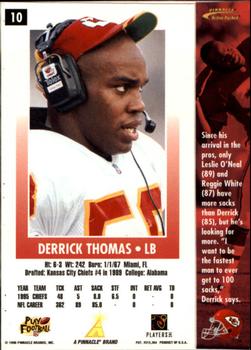 1996 Action Packed - Artist's Proofs #10 Derrick Thomas Back