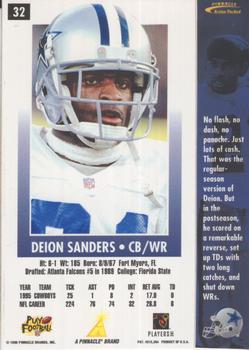 1996 Action Packed - Artist's Proofs #32 Deion Sanders Back