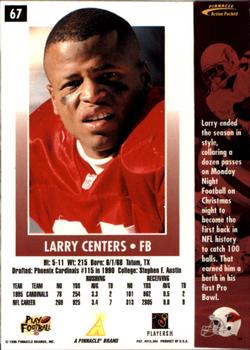 1996 Action Packed - Artist's Proofs #67 Larry Centers Back