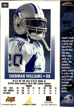 1996 Action Packed - Artist's Proofs #101 Sherman Williams Back