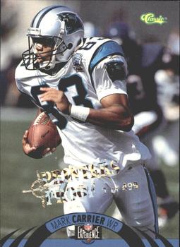 1996 Classic NFL Experience - Printer's Proofs #29 Mark Carrier WR Front