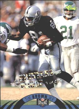 1996 Classic NFL Experience - Printer's Proofs #36 Tim Brown Front