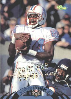1996 Classic NFL Experience - Printer's Proofs #58 Haywood Jeffires Front