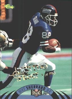 1996 Classic NFL Experience - Printer's Proofs #75 Mike Sherrard Front