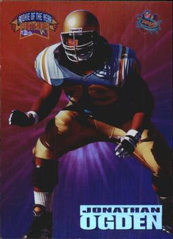 1996 Classic NFL Rookies - Rookie of the Year Contenders #C2 Jonathan Ogden Front