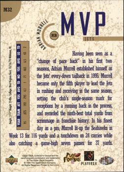 1996 Collector's Choice - MVPs Gold #M32 Adrian Murrell Back