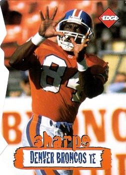 1996 Collector's Edge - Die Cuts #72 Shannon Sharpe Front