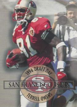 1996 Collector's Edge - Draft Day Exchange #27 Terrell Owens Front