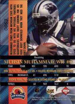 1996 Collector's Edge Advantage - Perfect Play Foils #87 Muhsin Muhammad Back