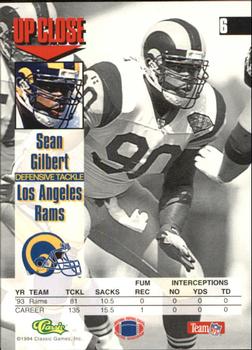 1994 Images #6 Sean Gilbert Back