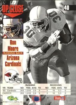 1994 Images #40 Ron Moore Back