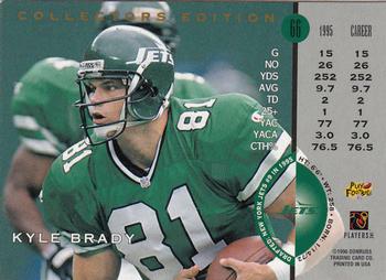 1996 Leaf - Collector's Edition #66 Kyle Brady Back