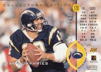 1996 Leaf - Collector's Edition #120 Stan Humphries Back
