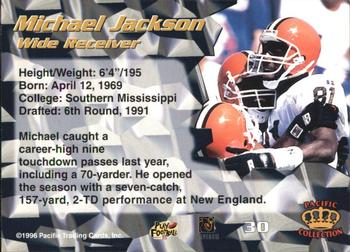 1996 Pacific - Red #30 Michael Jackson Back