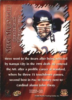 1996 Pacific Dynagon - Best Kept Secrets #BKS-18 Steve Stenstrom Back