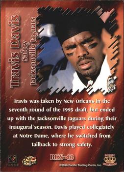 1996 Pacific Dynagon - Best Kept Secrets #BKS-43 Travis Davis Back
