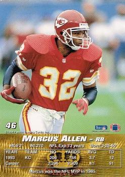 1994 Pacific #46 Marcus Allen Back