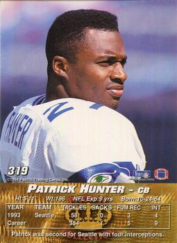 1994 Pacific #319 Patrick Hunter Back