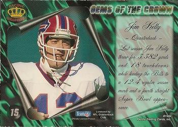 1994 Pacific - Gems of the Crown #15 Jim Kelly Back