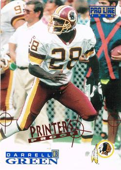 1996 Pro Line - Printer's Proofs #277 Darrell Green Front