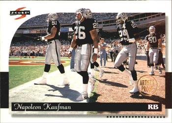1996 Score - Artist's Proofs #75 Napoleon Kaufman Front