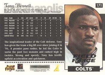 1996 Score - Field Force #171 Tony Bennett Back