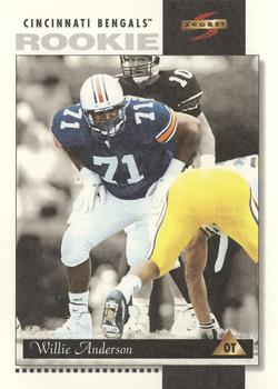 1996 Score - Field Force #227 Willie Anderson Front