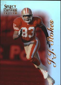 1996 Select Certified - Mirror Red #39 J.J. Stokes Front