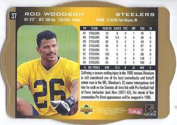 1996 SPx - Gold #37 Rod Woodson Back