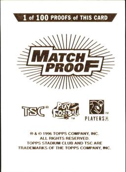 1996 Stadium Club - Match Proofs #NNO William Floyd Back
