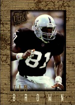 1996 Ultra Sensations - Marble Gold #74 Tim Brown Front