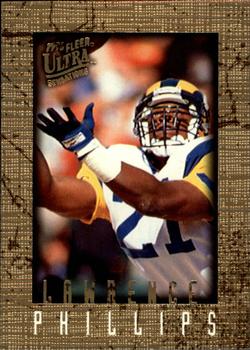 1996 Ultra Sensations - Marble Gold #89 Lawrence Phillips Front