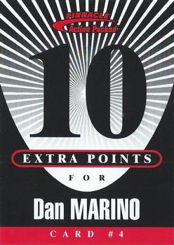 1997 Action Packed - Extra Points 10 #4 Dan Marino Front