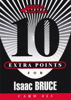 1997 Action Packed - Extra Points 10 #13 Isaac Bruce Front