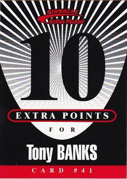 1997 Action Packed - Extra Points 10 #41 Tony Banks Front