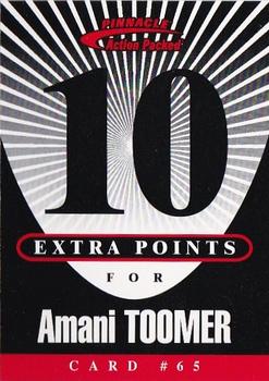 1997 Action Packed - Extra Points 10 #65 Amani Toomer Front