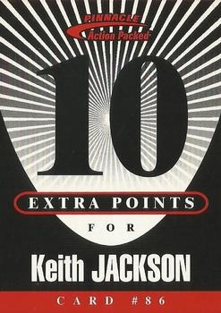1997 Action Packed - Extra Points 10 #86 Keith Jackson Front