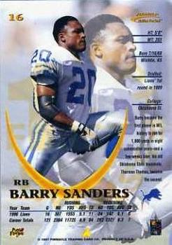 1997 Action Packed - First Impressions #16 Barry Sanders Back