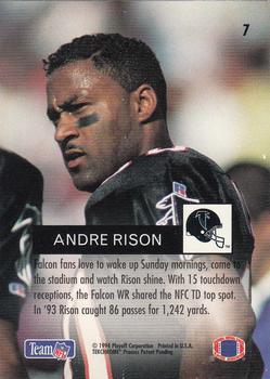 1994 Playoff #7 Andre Rison Back