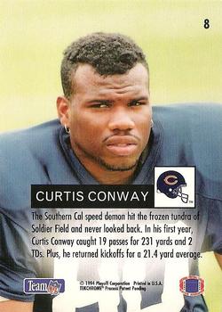 1994 Playoff #8 Curtis Conway Back