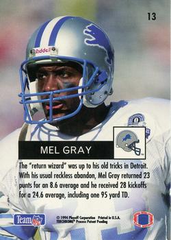 1994 Playoff #13 Mel Gray Back