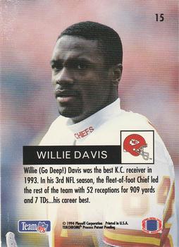 1994 Playoff #15 Willie Davis Back