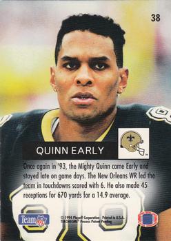 1994 Playoff #38 Quinn Early Back