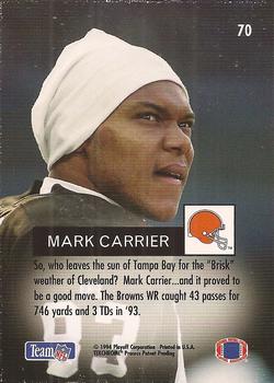 1994 Playoff #70 Mark Carrier Back