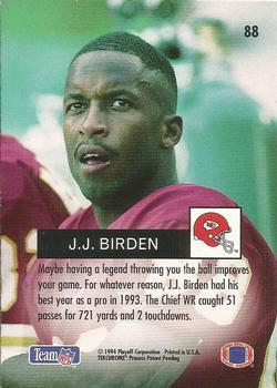 1994 Playoff #88 J.J. Birden Back