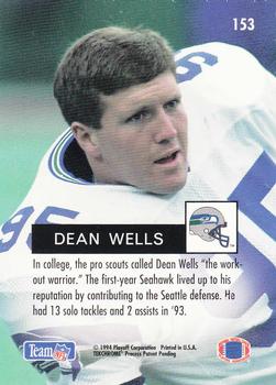1994 Playoff #153 Dean Wells Back