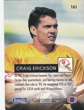 1994 Playoff #161 Craig Erickson Back