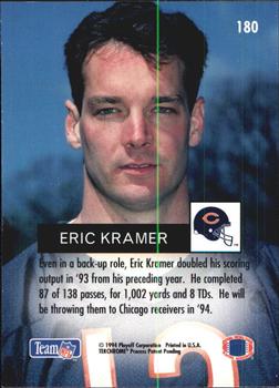 1994 Playoff #180 Erik Kramer Back