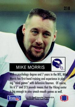 1994 Playoff #218 Mike Morris Back